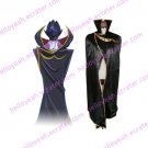 Code Geass Lelouch of the Rebellion Zero Black Knights Cosplay Cloak