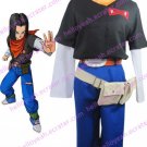 Dragon Ball Andriod Uniform Cloth Rolle Woolen Fabric Cosplay Costume