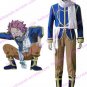 Blue Fairy Tail Natsu Dragneel Cosplay Costume