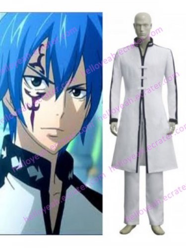 Fairy Tail Gerard Fernandes White Cosplay Costume