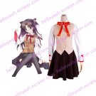 Fatestay night Homurabara Gakuen Girl's Uniform Cosplay Costume