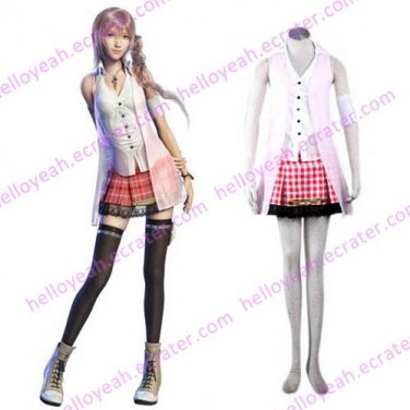 Absolutely 11 Replica Final Fantasy XIII 13 serah Cosplay Costume