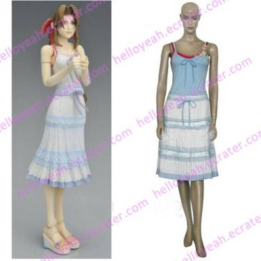 Final Fantasy VII Aerith Gainsborough Cosplay Costume