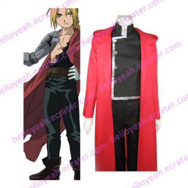 Full Metal Alchemist Edward Elric Halloween Cosplay Costume