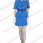 Great Hellsing Seras Victoria Blue Cosplay Costume