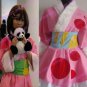 K-ON Hirasawa Yui Cute Pink Kimono Cosplay Costume