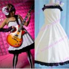 K-ON Hirasawa Yui Sweet White Dress Cosplay Costume