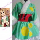 K-ON Kotobuki Tsumugi Lovely Mint Green Kimono Cosplay Costume