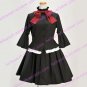 K-ON! Akiyama Mio Black Long Sleeves Shirt and Skirt Uniform Cloth Cosplay Costume