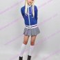 Lovely K-ON Bule Coat School Uniform Cosplay Costume