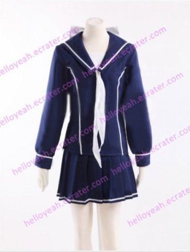 Deep Blue Loveplus School Uniform For Winter
