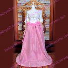 Macross Frontier Ranka Lee Wedding Dress Cosplay Costume
