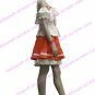 Macross Frontier Ranka Lee White and Orange Performe Cosplay Costume