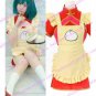 Ranka Lee Red Maid Cosplay Costume from Macross Frontier