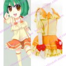 Ranka Lee Yellow and Orange Dress Cosplay Costume from Macross Frontier