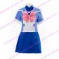 Sheryl Nome Blue and White School Uniform Cosplay Costume from Macross Frontier
