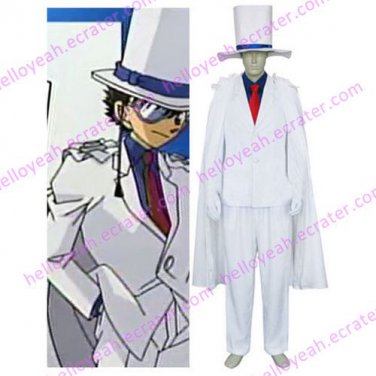 Meitantei Conan Kaito Kid Halloween Cosplay Costume