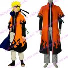 Naruto Uzumaki 6th Hokage Halloween Cosplay Costume cloak