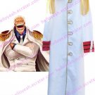 White One Piece Monkey.D.Kapu Uniform Cloth Cosplay Costume