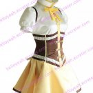 Uniform Cloth Leather Puella Magi Madoka Magica Tomoe Mami Anime Cosplay Costume