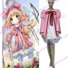 Rozen Maiden Lovely Hinaichigo Strawberry Doll Pink Lolita Cosplay Costume