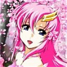 Lacus Cosplay (White Blue Dress) from Gundam Seed
