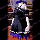 Vocaloid Hatsune Miku Black Dress with Bow Cosplay Costume
