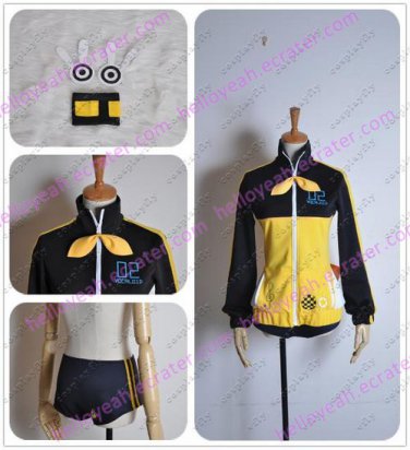 Vocaloid Hatsune Miku Project DIVA F RIN cosplay costume