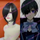 Cosplay wigs - Ciel Phantomhive black short  wigs from kuroshitsuji