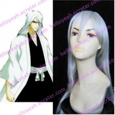Bleach 13th Division Captain Ukitake Juushiro Halloween Cosplay wig