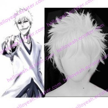 Bleach Ichigo Kurosaki Hollow Form Halloween Cosplay wig