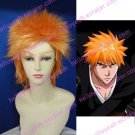 Bleach Ichigo Kurosaki Soul Reaper Uniform Halloween cosplay wig
