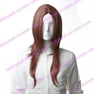 Cosplay Wig Inspired by Final Fantasy-0-Style-Rem Brown