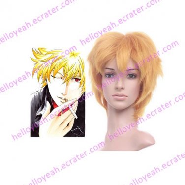 Gintama Kitar&Aring;� Golden 35cm Anime Nylon Cosplay Wig