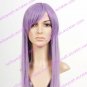 Purple 100cm Gintama Sarutobi Ayame Nylon Cosplay Wig