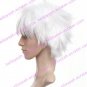 Silver 32cm Gintama- Sakata Gintoki Nylon Cosplay Wig