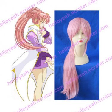 Gundam Seed Lacus Clyne Halloween Cosplay wig