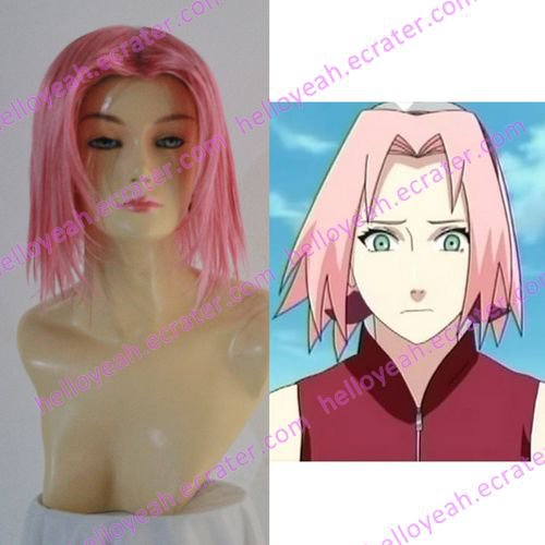 Cosplay Wigs Haruno Sakura Wigs From Naruto 8339