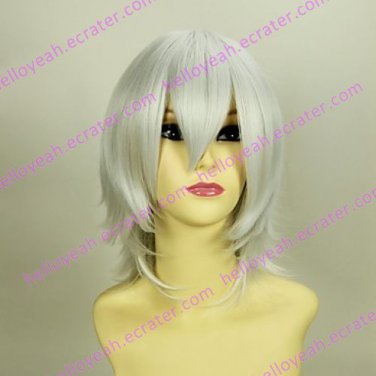 Cosplay Wig Inspired by Kingdom Hearts Riku Silver VER.