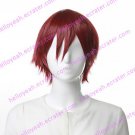 Cosplay Wig Inspired by Mawaru-Penguindrum-Kamba Takakura Wine Red