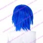 Cosplay Wig Inspired by Synthetic Fiber Blue Medium