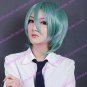 Cosplay Wig Inspired by Synthetic Fiber Cyan Medium
