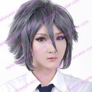 Cosplay Wig Inspired by Synthetic Fiber Gray Medium