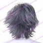 Cosplay Wig Inspired by Synthetic Fiber Gray Medium
