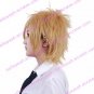 Cosplay Wig Inspired by Synthetic Fiber Yellow Short