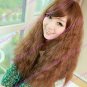Fluffy Brown 70cm Punk Lolita Wave Wig