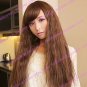 Fluffy Brown 80cm Full Fringe Princess Lolita Wave Wig