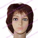 Full Lace 100% Indian Remy Hair Auburn Curly Wig