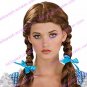 Halloween Wig Inspired by Dark Brown Wizard Braided Pigtail
