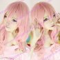 Lolita Curly Wig Inspired by Cute Baby Light Pink 75cm Sweet